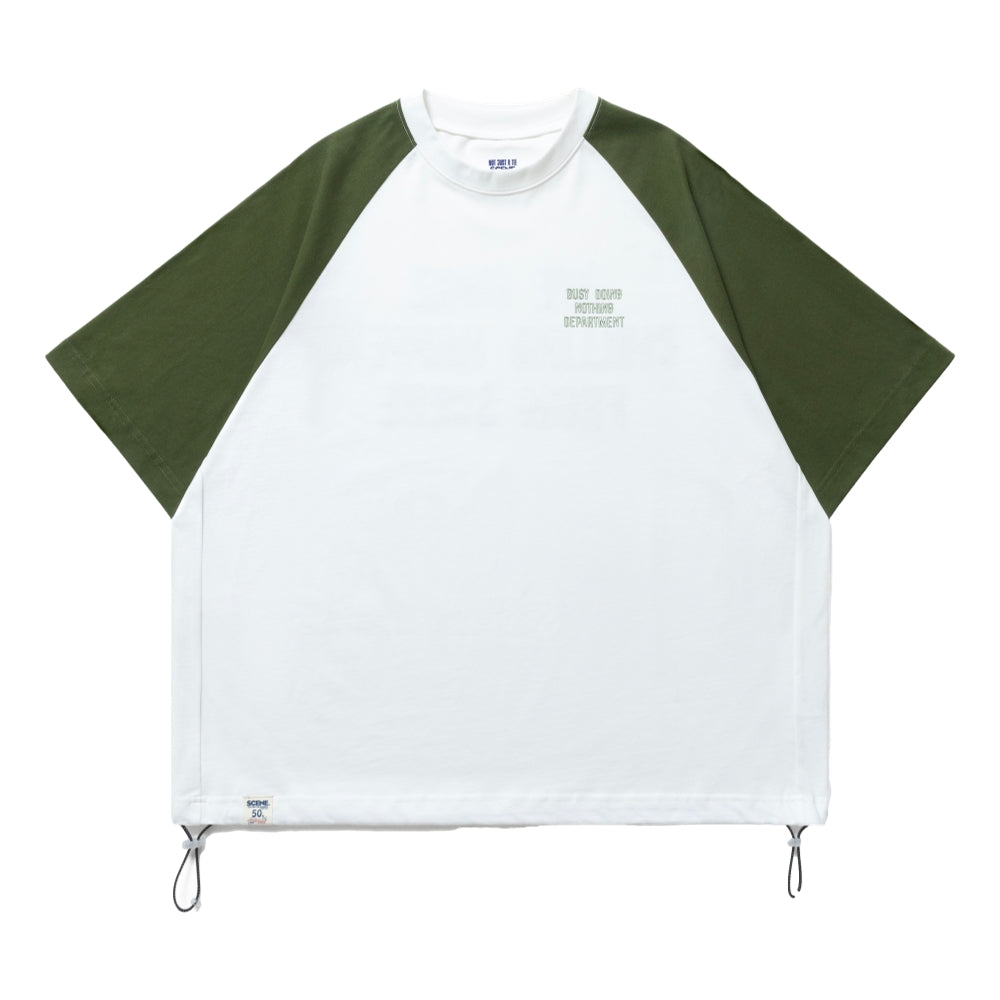 SCENE BY ICE FIRE SC BALLOON TEE-WHITE/GREEN