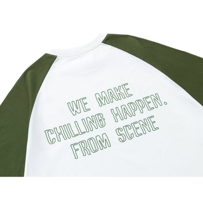 SCENE BY ICE FIRE SC BALLOON TEE-WHITE/GREEN