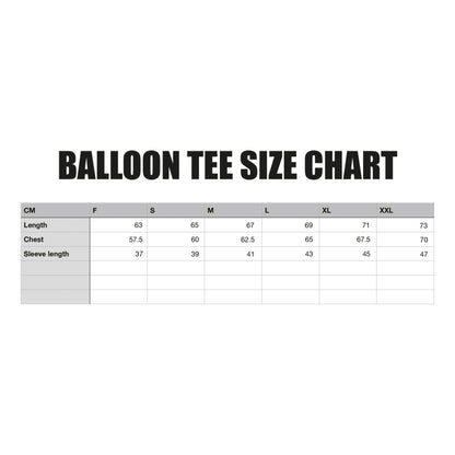 SCENE BY ICE FIRE SC BALLOON TEE-BLACK/GREY