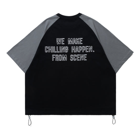SCENE BY ICE FIRE SC BALLOON TEE-BLACK/GREY