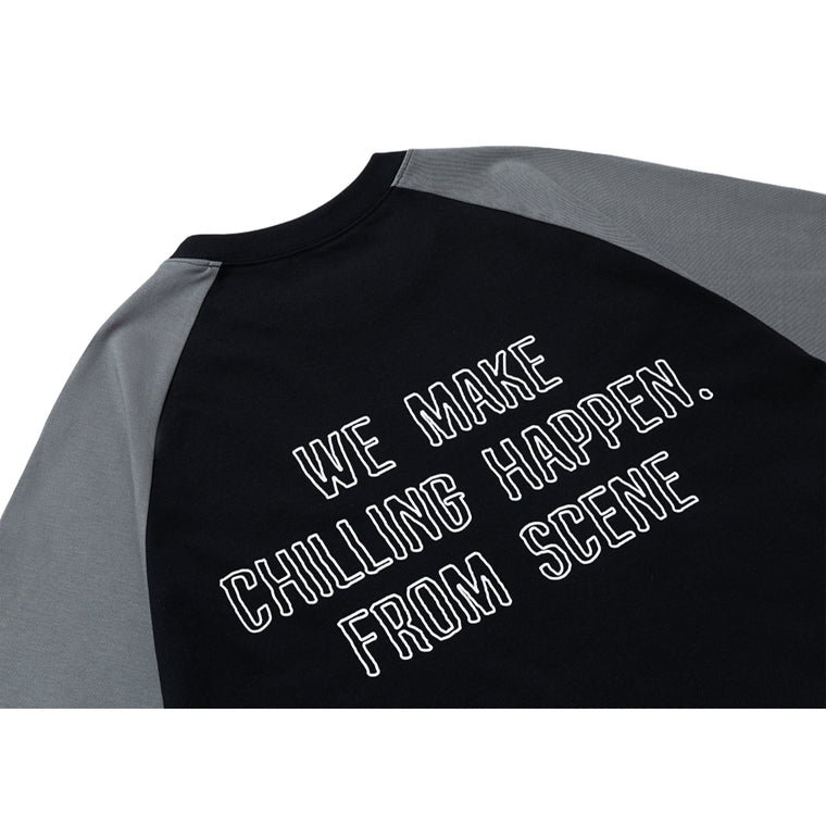 SCENE BY ICE FIRE SC BALLOON TEE-BLACK/GREY