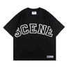 SCENE BY ICE FIRE SC BIG LOGO TEE // -BLACK / WHITE