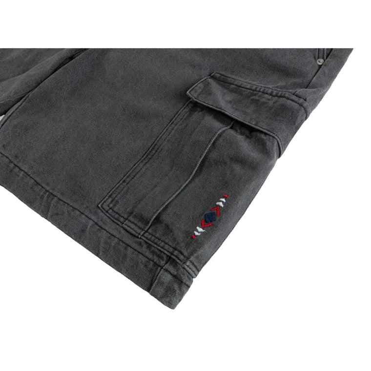 SCENE BY ICE FIRE SC_DENIM SHORT PANT B3 // -GREY