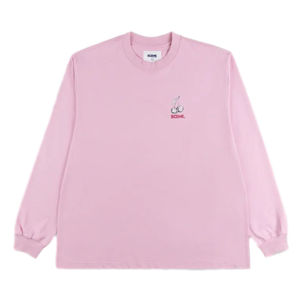 SCENE BY ICE FIRE SCENE CHERRY LONG TEE //-PINK