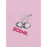 SCENE BY ICE FIRE SCENE CHERRY LONG TEE //-PINK