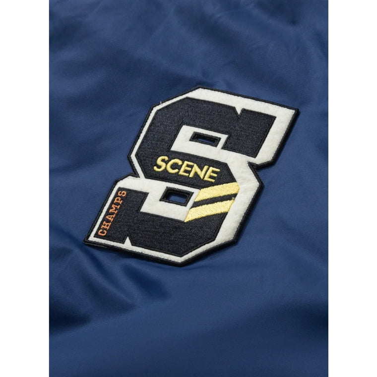 SCENE BY ICE FIRE SCENE CLASSIC BOMBER JACKET-NAVY