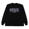 SCENE BY ICE FIRE SCENE CLASSIC HK LONG TEE_CHECKERED //-BLACK