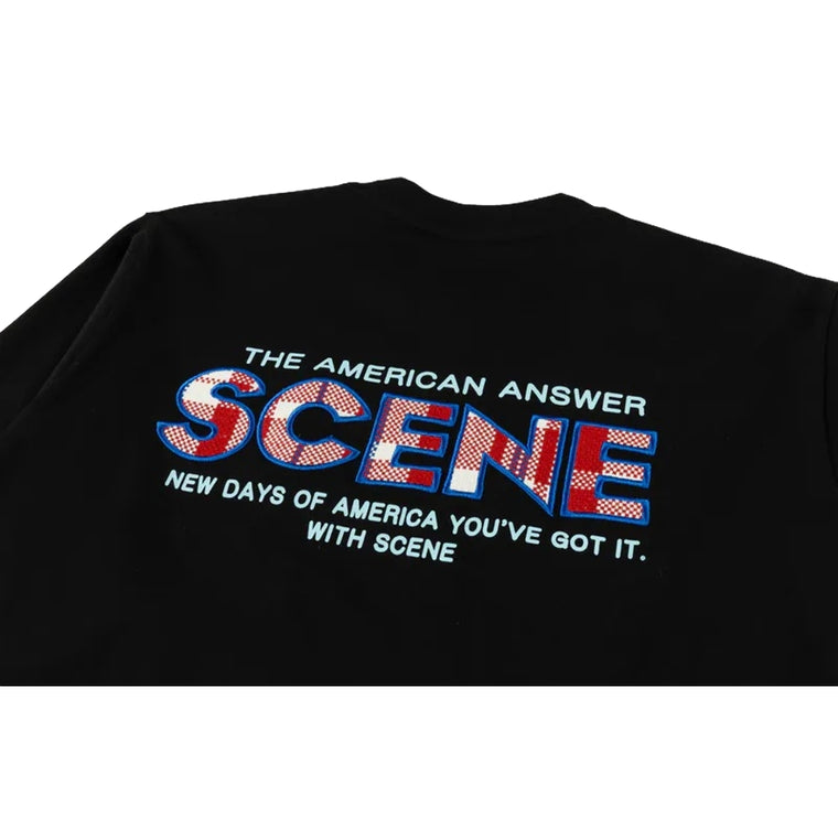 SCENE BY ICE FIRE SCENE CLASSIC HK LONG TEE_CHECKERED //-BLACK