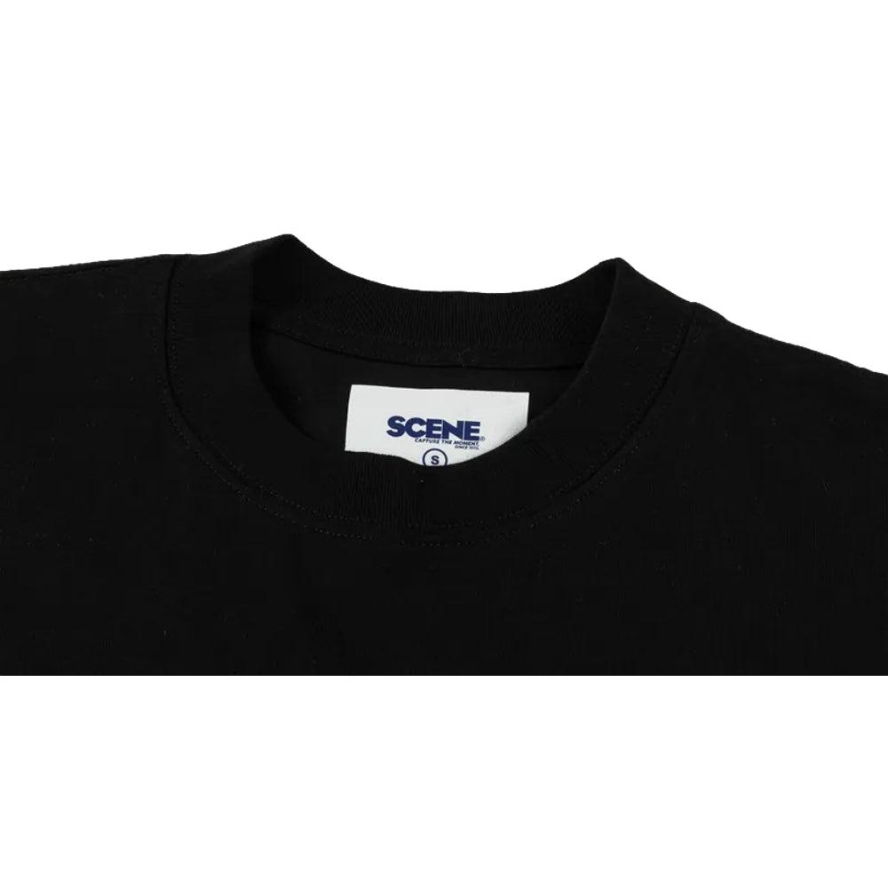 SCENE BY ICE FIRE SCENE CLASSIC HK LONG TEE_CHECKERED //-BLACK