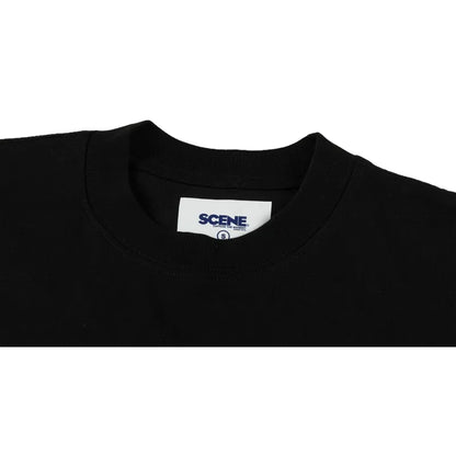 SCENE BY ICE FIRE SCENE CLASSIC HK LONG TEE_CHECKERED //-BLACK
