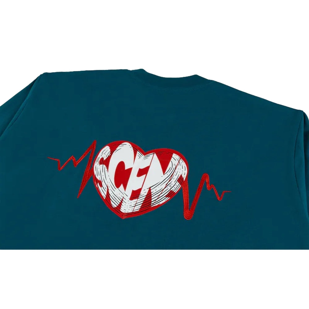 SCENE BY ICE FIRE SCENE HEART LONG TEE-GREEN