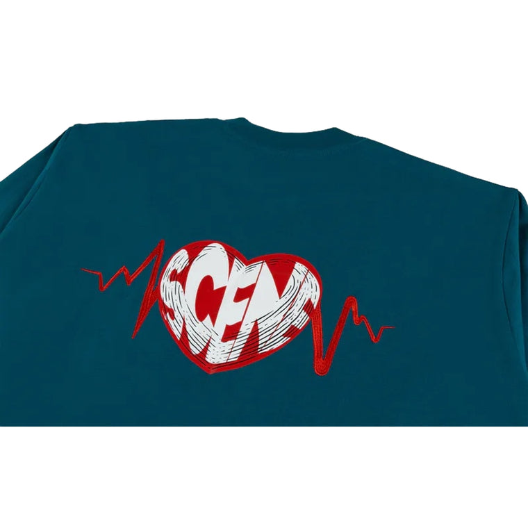 SCENE BY ICE FIRE SCENE HEART LONG TEE-GREEN