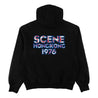 SCENE BY ICE FIRE SCENE HK CHECKERED HOODIE // -BLACK
