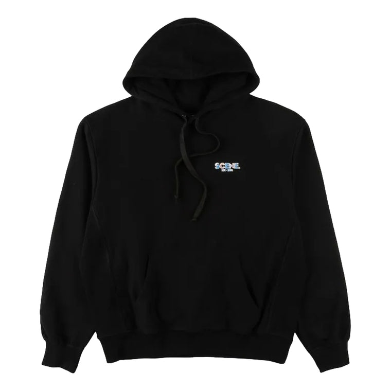 SCENE BY ICE FIRE SCENE HK CHECKERED HOODIE // -BLACK