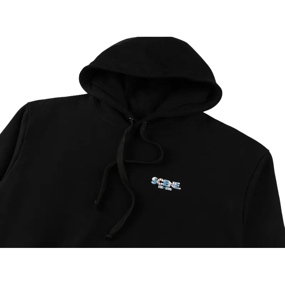 SCENE BY ICE FIRE SCENE HK CHECKERED HOODIE // -BLACK