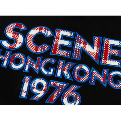 SCENE BY ICE FIRE SCENE HK CHECKERED HOODIE // -BLACK
