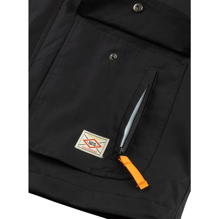 SCENE BY ICE FIRE JACKET_TWO TONE-BLACK/ORANGE