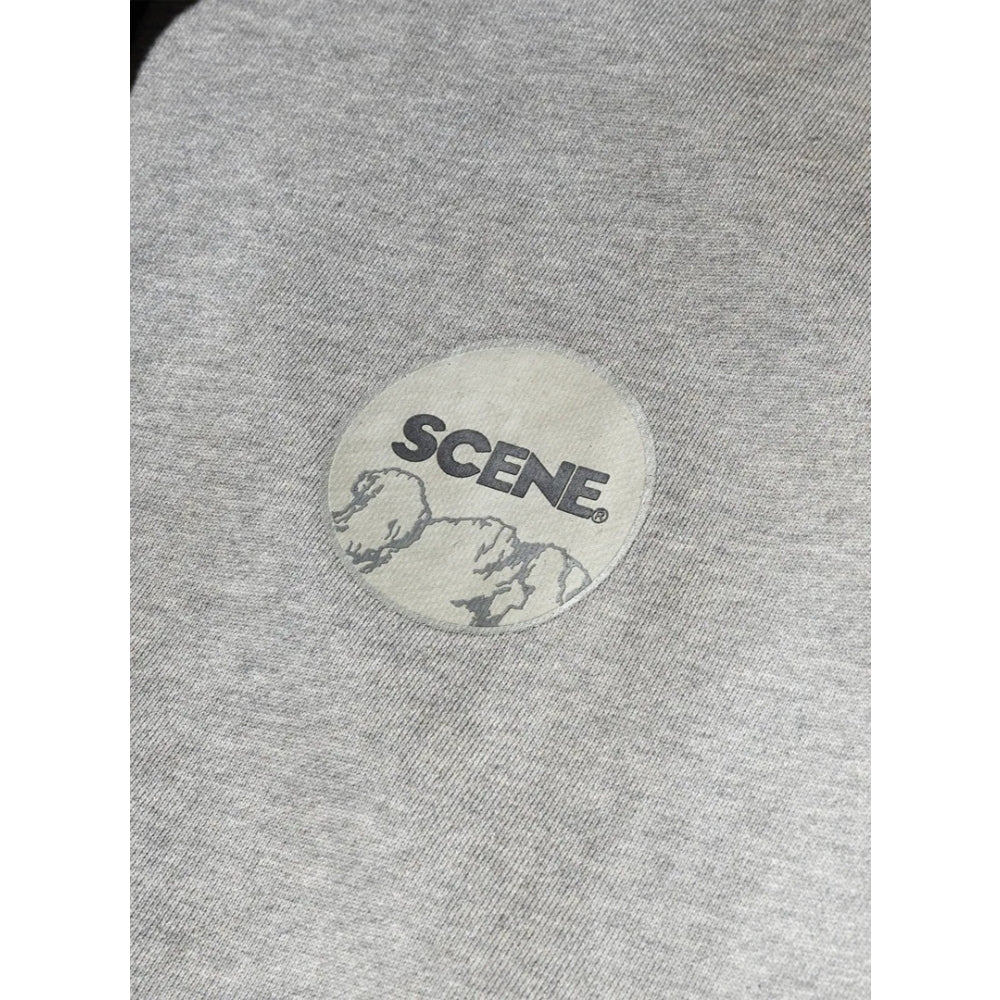 SCENE BY ICE FIRE SCENE LION MIX HOODIE-GREY
