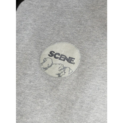 SCENE BY ICE FIRE SCENE LION MIX HOODIE-GREY