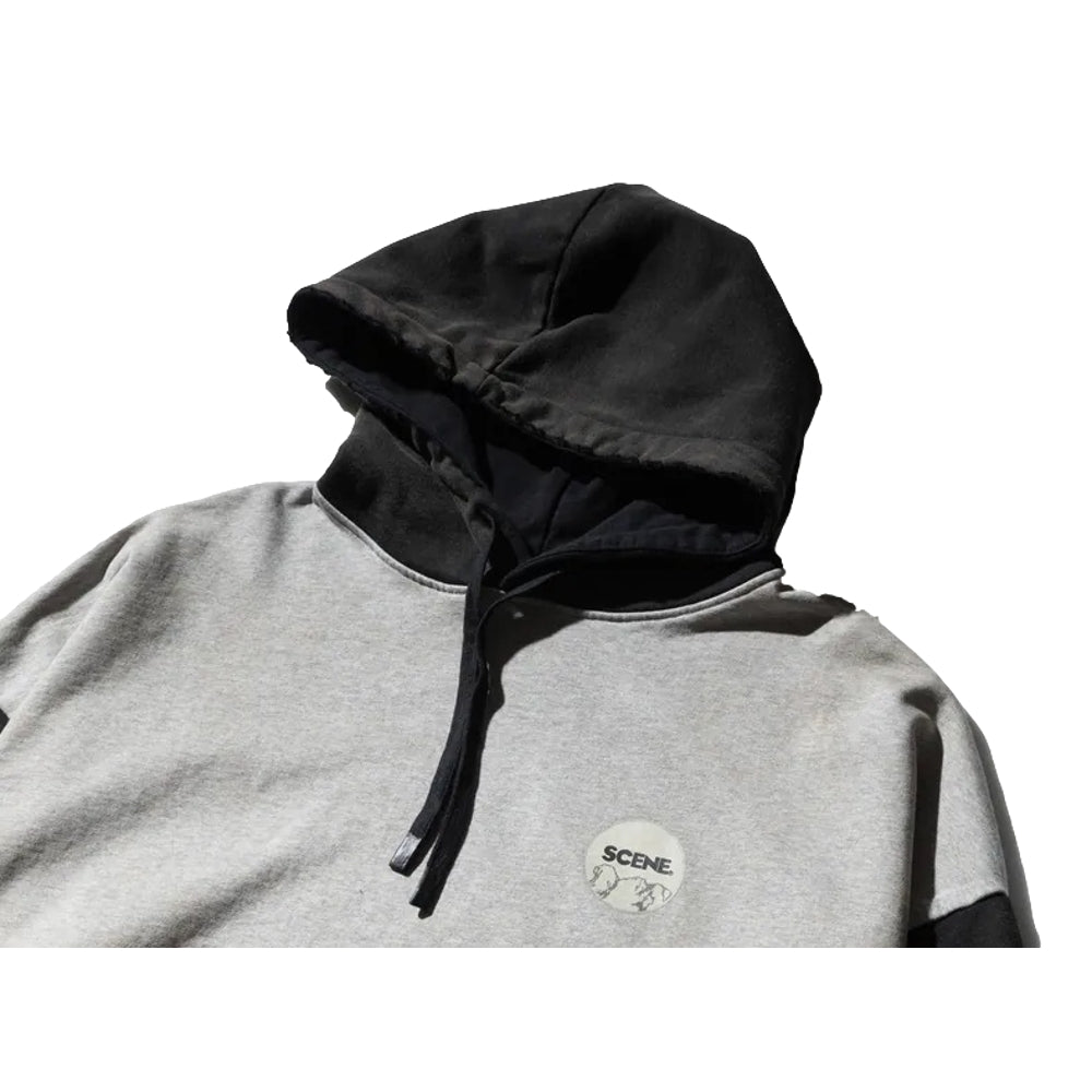 SCENE BY ICE FIRE SCENE LION MIX HOODIE-GREY