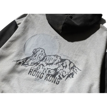 SCENE BY ICE FIRE SCENE LION MIX HOODIE-GREY
