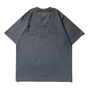 SCENE BY ICE FIRE SCENE LION WASHED CLASSIC TEE-GREY