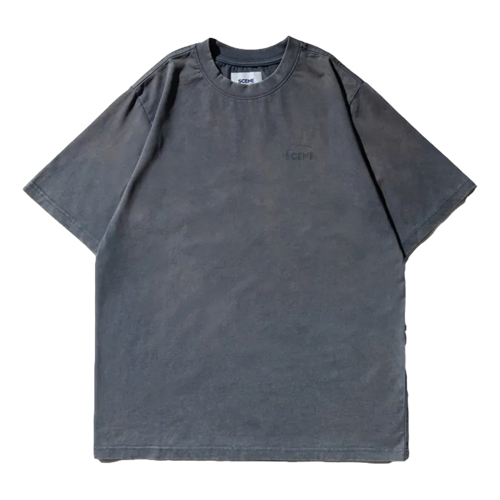 SCENE BY ICE FIRE SCENE LION WASHED CLASSIC TEE-GREY
