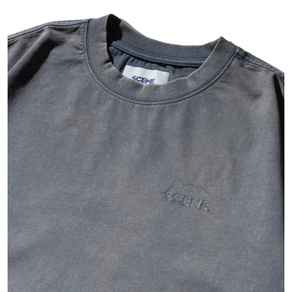 SCENE BY ICE FIRE SCENE LION WASHED CLASSIC TEE-GREY