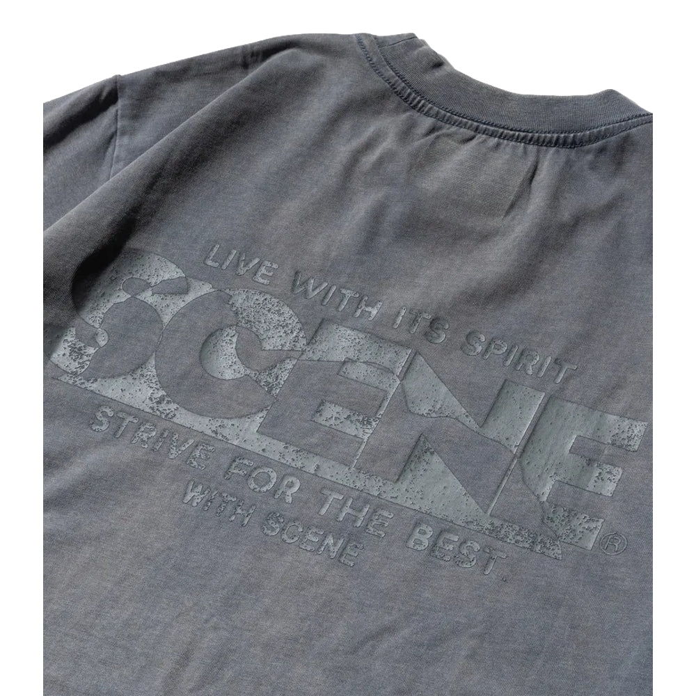 SCENE BY ICE FIRE SCENE LION WASHED CLASSIC TEE-GREY