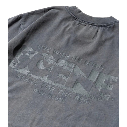 SCENE BY ICE FIRE SCENE LION WASHED CLASSIC TEE-GREY