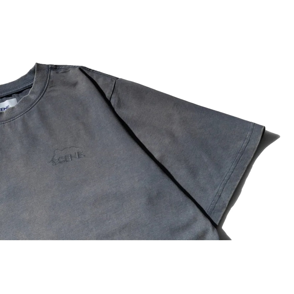 SCENE BY ICE FIRE SCENE LION WASHED CLASSIC TEE-GREY