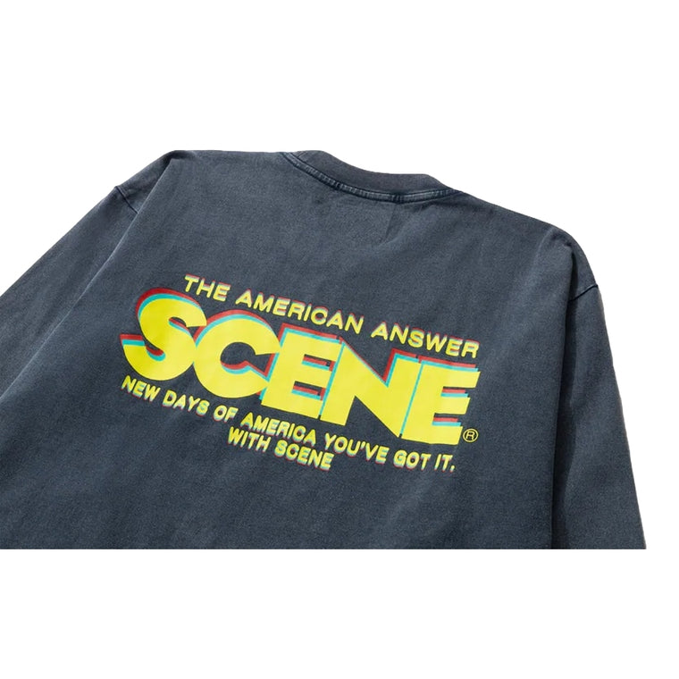 SCENE BY ICE FIRE SCENE LONG TEE_CLASSIC 3D-BLACK