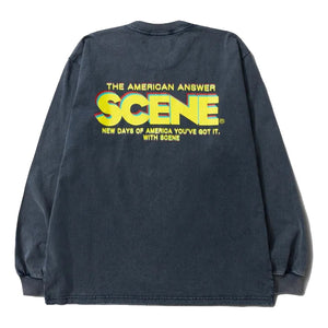 SCENE BY ICE FIRE SCENE LONG TEE_CLASSIC 3D-BLACK