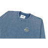 SCENE BY ICE FIRE LONG TEE_VINTAGE LOGO-WASHED BLUE