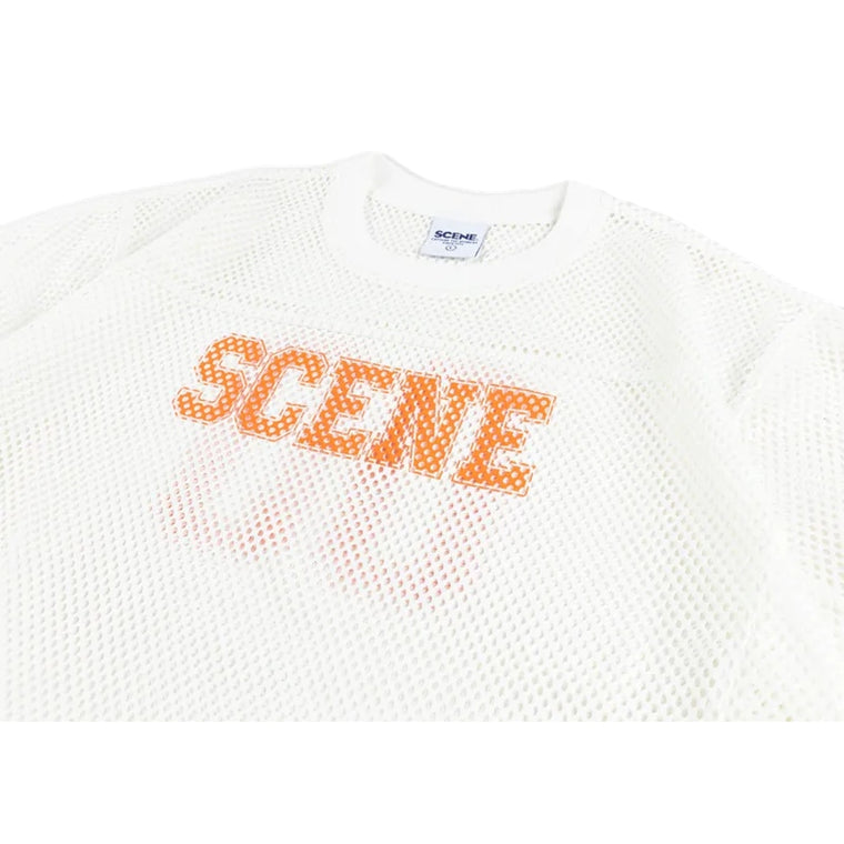 SCENE BY ICE FIRE SCENE MESH_ST //-CREAM / ORANGE