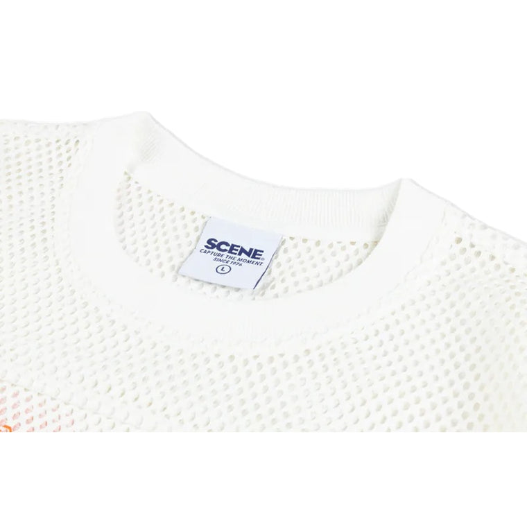 SCENE BY ICE FIRE SCENE MESH_ST //-CREAM / ORANGE