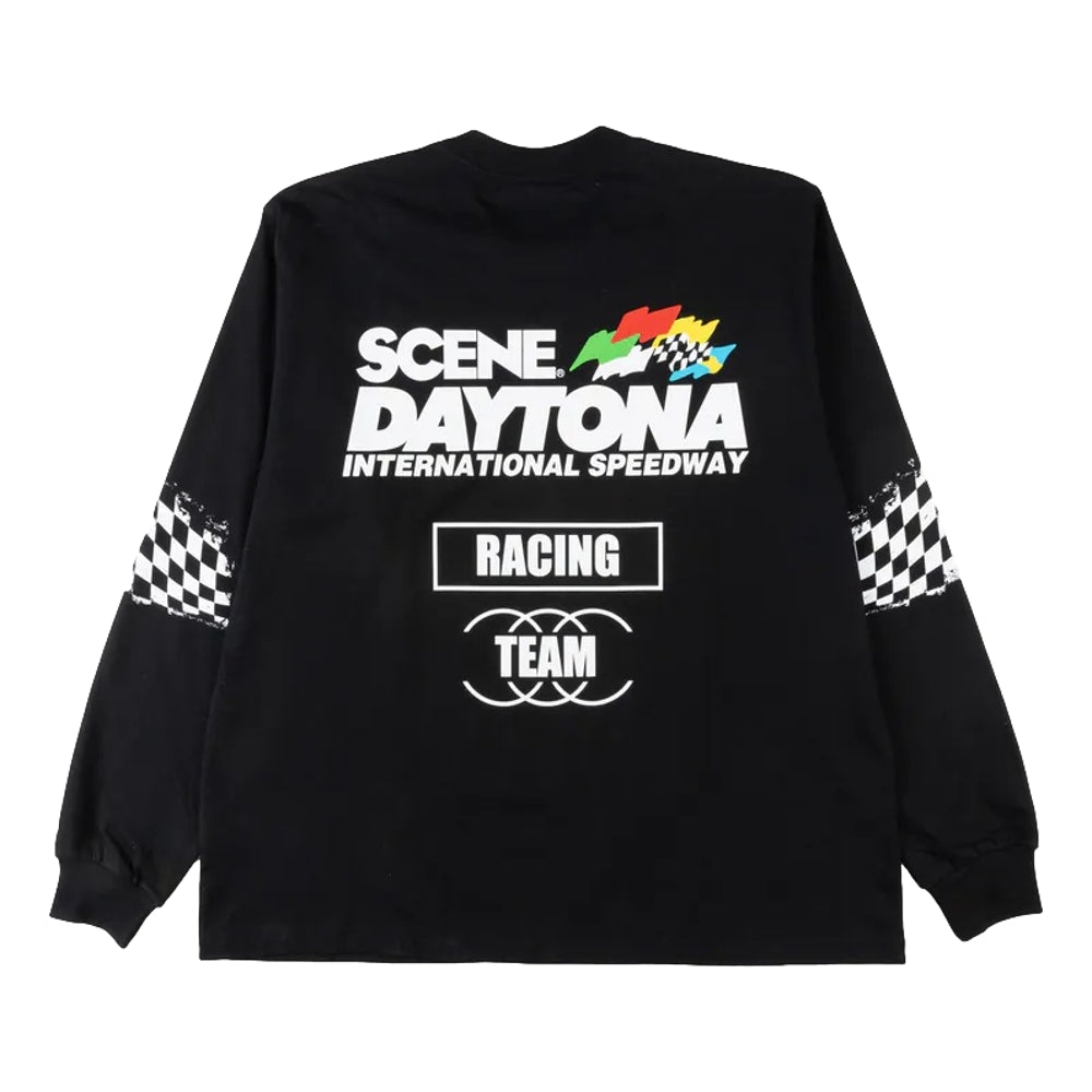 SCENE BY ICE FIRE SCENE RACING LONG TEE-BLACK