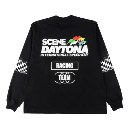 SCENE BY ICE FIRE SCENE RACING LONG TEE-BLACK