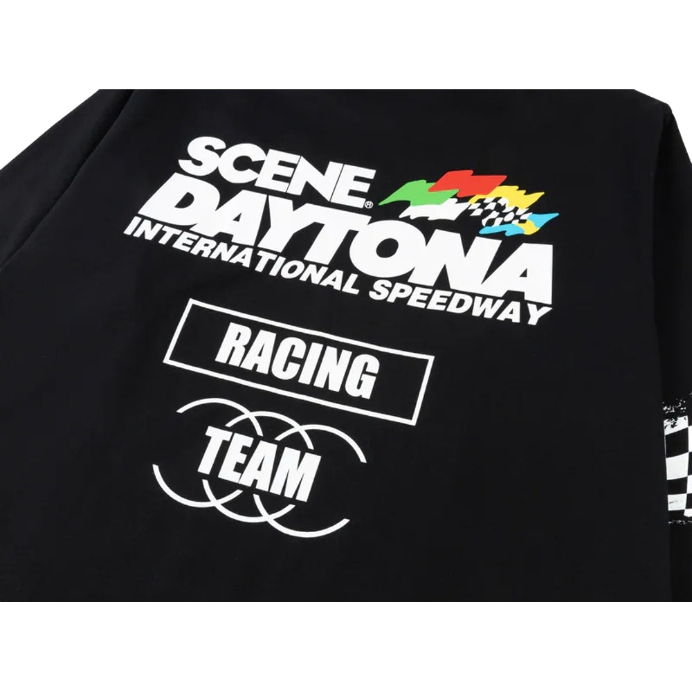 SCENE BY ICE FIRE SCENE RACING LONG TEE-BLACK