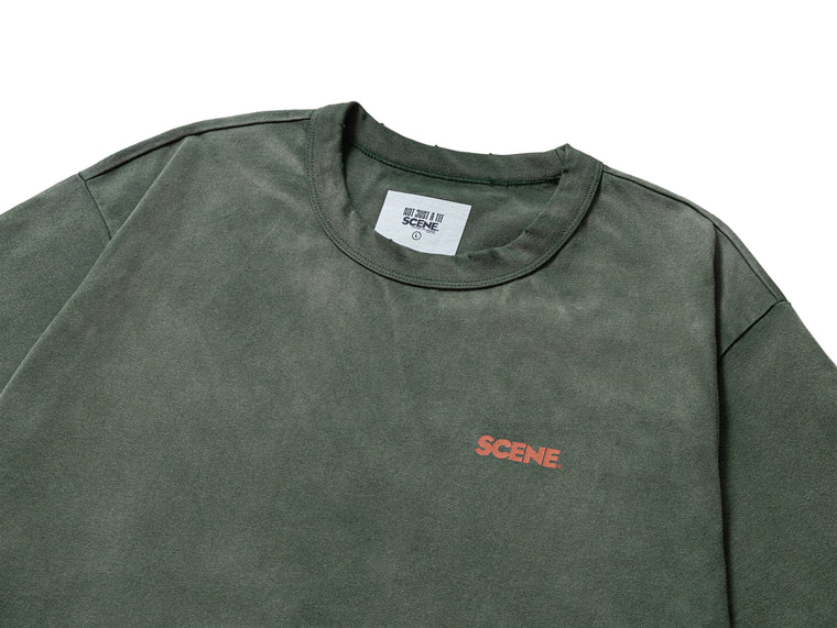SCENE BY ICE FIRE YAMATO IRO TOKIWA-WASHED DARK GREEN