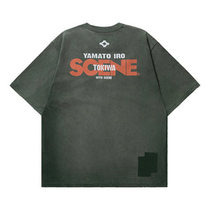 SCENE BY ICE FIRE YAMATO IRO TOKIWA-WASHED DARK GREEN