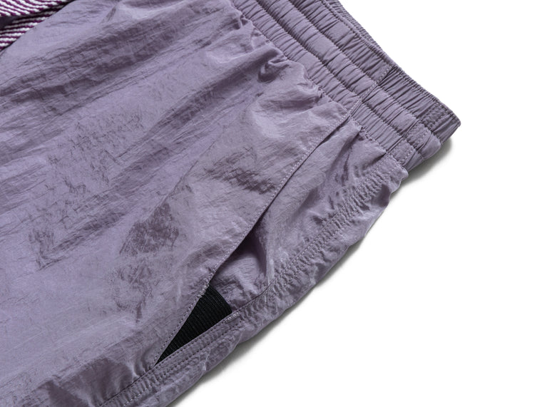 SCENE BY ICE FIRE METAL NYLON TRACK SHORTS-PURPLE