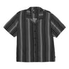 HUF SCRIPT STRIPE RESORT SHIRT-BLACK