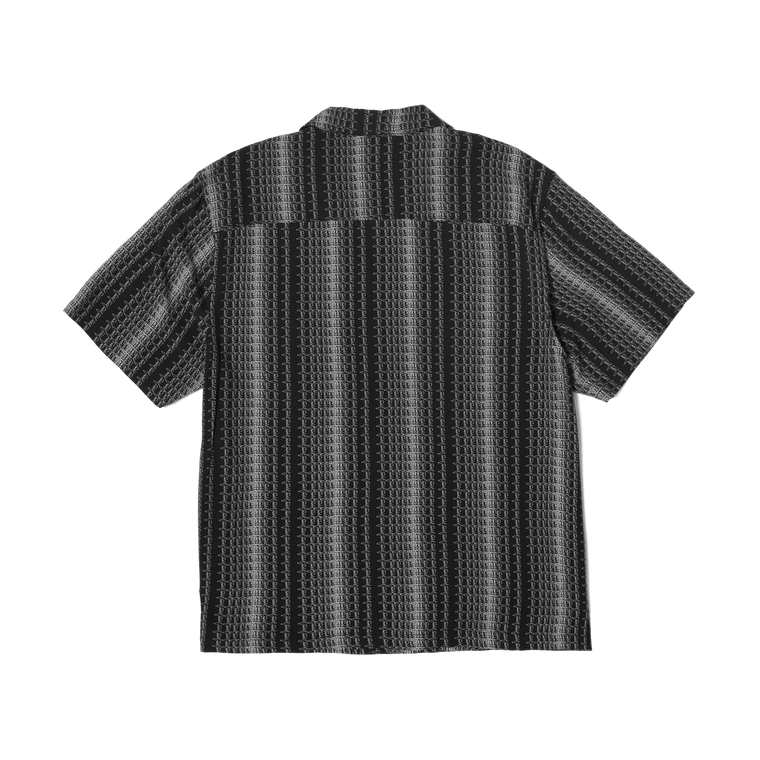 HUF SCRIPT STRIPE RESORT SHIRT-BLACK