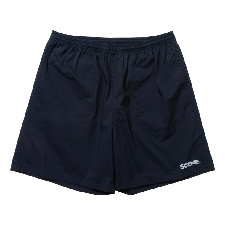 SCENE BY ICE FIRE STRETCH TECH SHORTS-NAVY