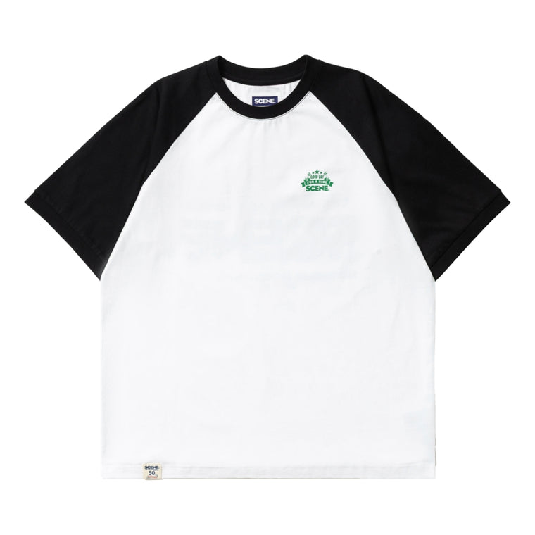 SCENE BY ICE FIRE X IVY BOY RIDE TEE-BLACK / WHITE