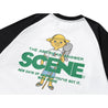 SCENE BY ICE FIRE X IVY BOY RIDE TEE-BLACK / WHITE