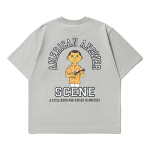 SCENE BY ICE FIRE X IVY BOY TAKE IVY TEE-GREY