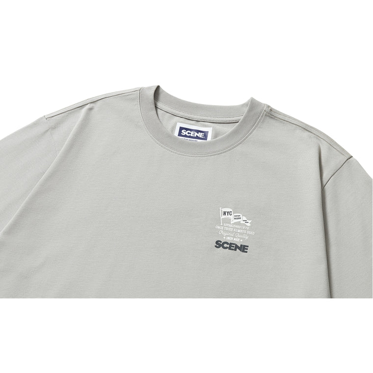 SCENE BY ICE FIRE X IVY BOY TAKE IVY TEE-GREY