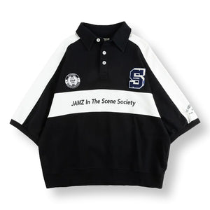 SCENE BY ICE FIRE SC X JAMZ X NS_POLO TEE //-BLACK / WHITE